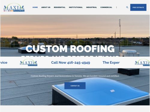 maximroofing.ca 